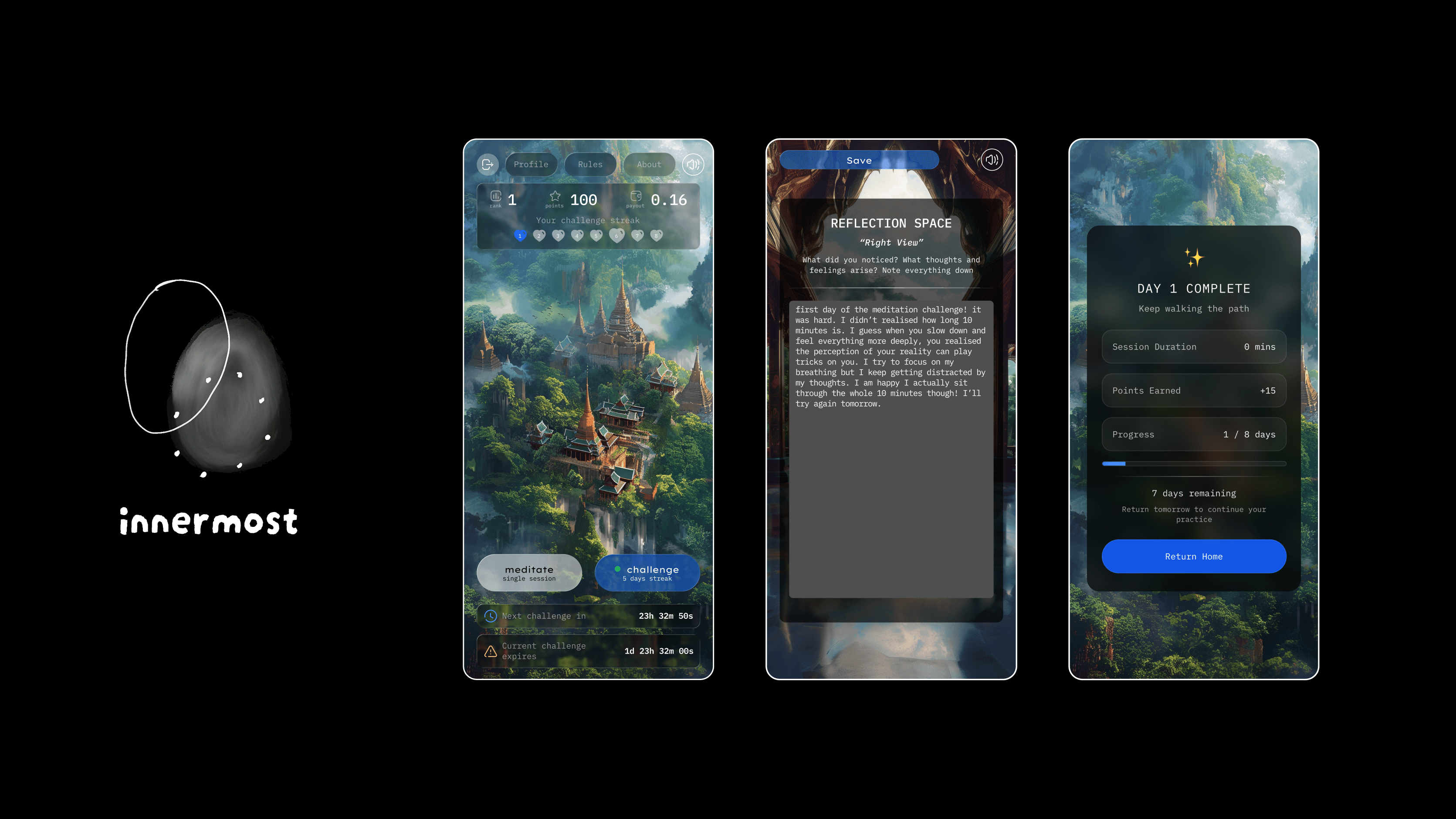 Innermost App UI
